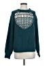 Elliatt 100% Acrylic Teal Pullover Sweater Size S - photo 1