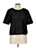 Chelsea28 Black Short Sleeve Top Size L - photo 1
