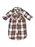 Old Navy 100% Cotton Gray Red Dress Size 5T - photo 1