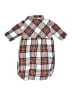 Old Navy 100% Cotton Gray Red Dress Size 5T - photo 2