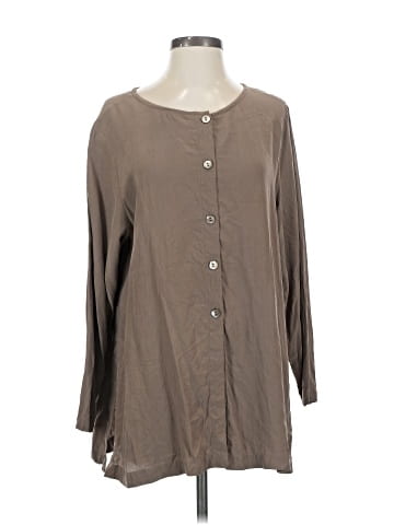 Eileen Fisher 3/4 Sleeve Silk Top (view 1)