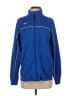 Nike 100% Polyester Blue Track Jacket Size S - photo 1