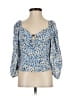 Hutch Blue 3/4 Sleeve Blouse Size S - photo 1