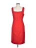 David Meister 100% Polyester Solid Red Casual Dress Size 6 - photo 2