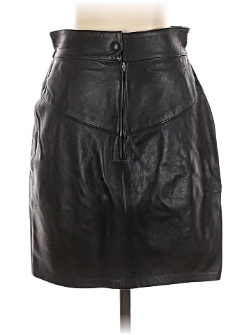 Vera Faux Leather Skirt (view 2)