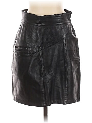 Vera Faux Leather Skirt (view 1)