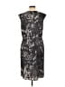 Ann Taylor LOFT 100% Polyester Camo Gray Cocktail Dress Size 12 - photo 2