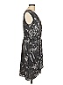 Ann Taylor LOFT 100% Polyester Camo Gray Cocktail Dress Size 12 - photo 4