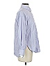Line & Dot Stripes Blue Long Sleeve Blouse Size XS - photo 4