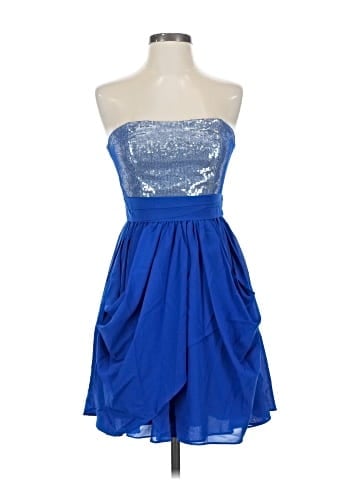 Aqua Cocktail Dress (view 1)