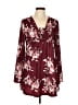 SeSe Code Burgundy Casual Dress Size L - photo 1