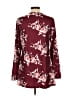 SeSe Code Burgundy Casual Dress Size L - photo 2