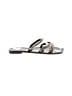 JLo by Jennifer Lopez Silver Black Sandals Size 6 - photo 1
