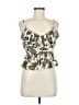 Parker 100% Polyester Green Sleeveless Blouse Size 8 - photo 1