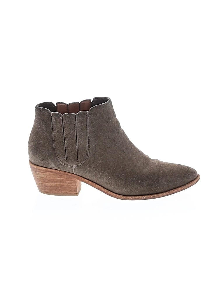 Pre-owned Joie Ankle Boots In Gray