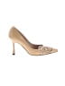 Manolo Blahnik 100% Leather Ivory Tan Heels Size EU 36 1/2 - photo 1