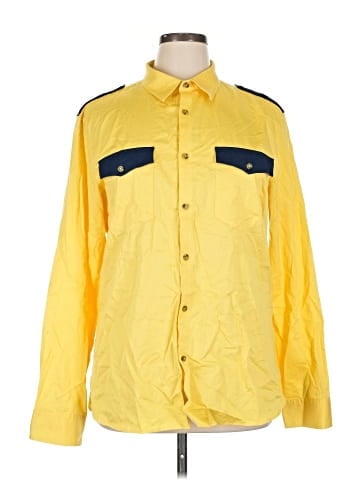 Calvin Klein Long Sleeve Button-Down Shirt (view 1)
