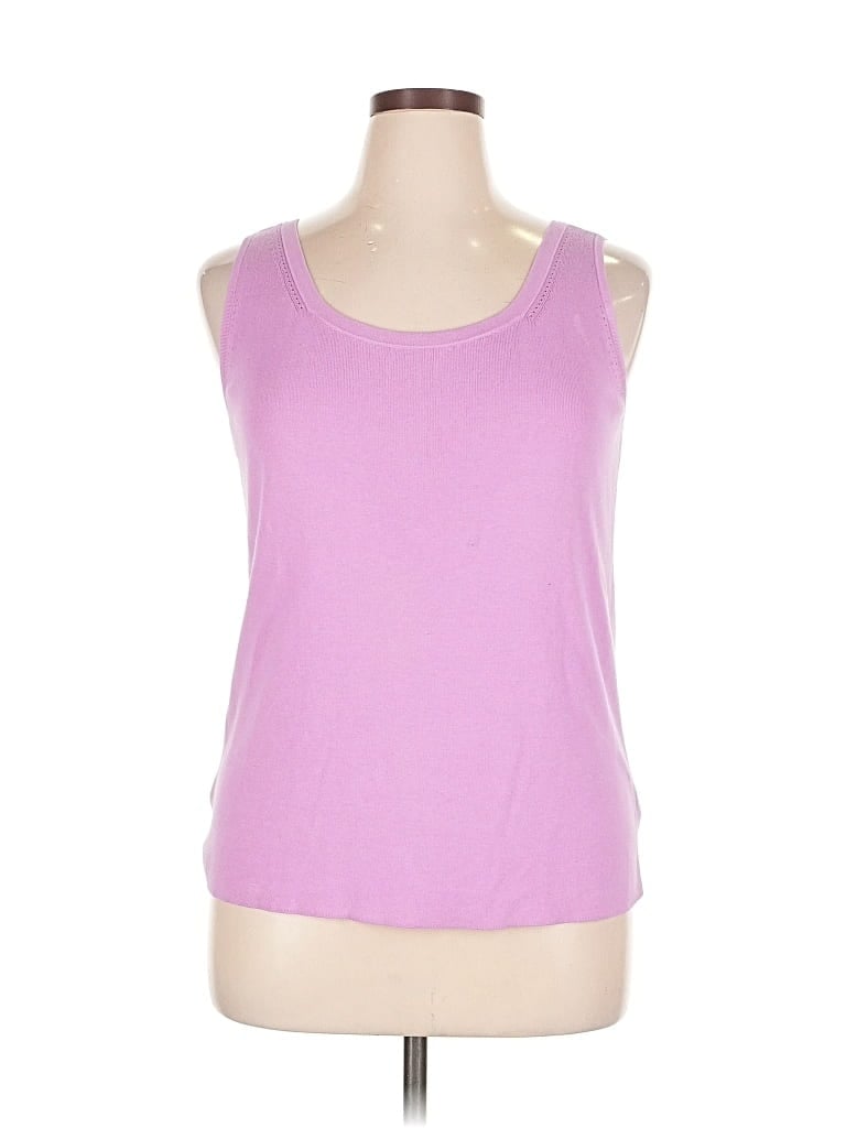 Pre-owned Talbots Sweater Vest In Purple