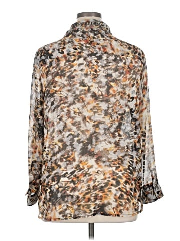 Christopher & Banks 3/4 Sleeve Blouse (view 2)