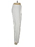 Elle Solid Gray Casual Pants Size L - photo 4
