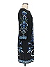 DressBarn Paisley Blue Casual Dress Size M (petite) - photo 4
