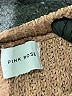 Pink Rose 100% Polyester Brown Pullover Sweater Size S - photo 7