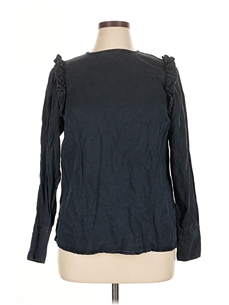Pre-owned Next Long Sleeve Blouse In Black