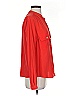 Vince. 100% Silk Red Orange Long Sleeve Silk Top Size XS - photo 4