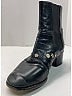 Chanel 100% Leather Black Ankle Boots Size EU 37 1/2 - photo 4