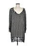 Angie Chevron-herringbone Gray Black Casual Dress Size M (estimated) - photo 1