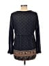 Weekend Suzanne Betro 100% Polyester Blue Long Sleeve Blouse Size L - photo 2