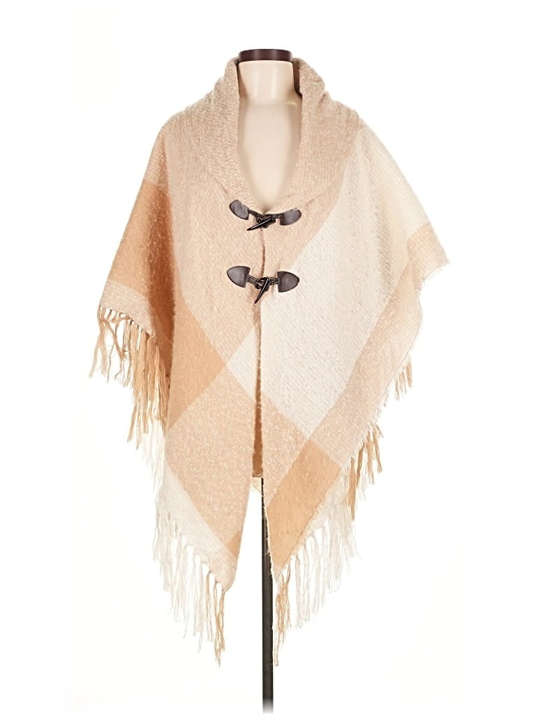 Pre-owned Mixit Poncho In White