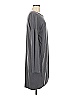 Everleigh Solid Gray Casual Dress Size M - photo 4