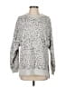 American Eagle Outfitters Animal Print Silver Pullover Sweater Size XXS - photo 1