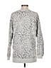 American Eagle Outfitters Animal Print Silver Pullover Sweater Size XXS - photo 2