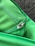 Unbranded Solid Green Active Pants Size M - photo 3