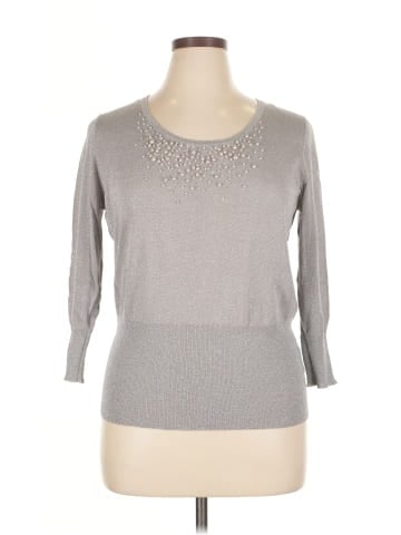 August Silk 3/4 Sleeve Top (view 1)
