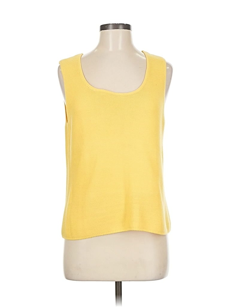 Pre-owned Talbots Sweater Vest In Orange