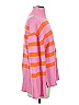 BikBok Stripes Pink Turtleneck Sweater Size S - photo 4