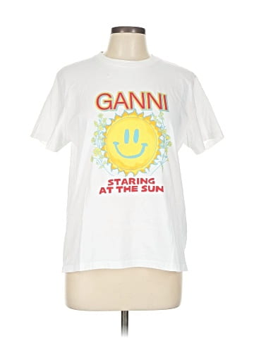 Ganni Short Sleeve T-Shirt (view 1)