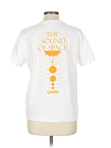 Ganni Short Sleeve T-Shirt (view 2)