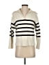 Zara Stripes Ivory Pullover Sweater Size XS - photo 1