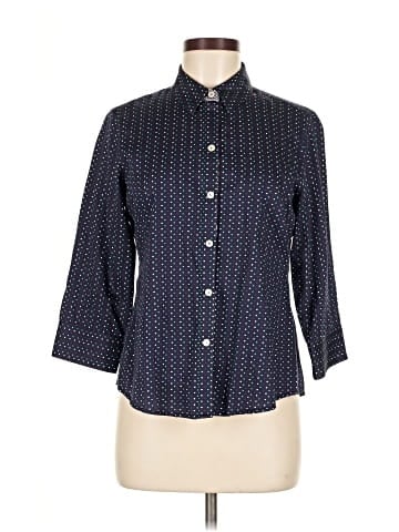Foxcroft 3/4 Sleeve Button-Down Shirt (view 1)