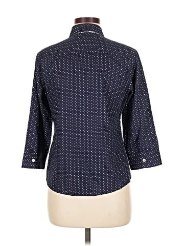 Foxcroft 3/4 Sleeve Button-Down Shirt (view 2)