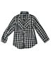 Ralph Lauren 100% Cotton Plaid Green Gray Long Sleeve Button-Down Shirt Size 5 - photo 1
