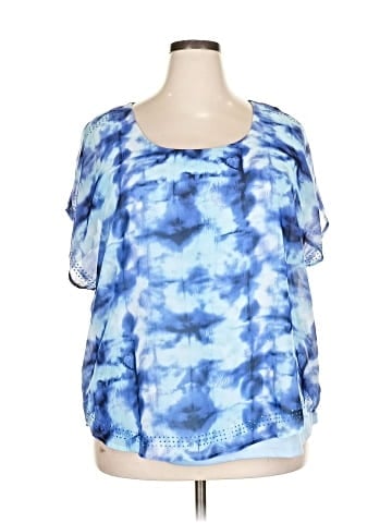 Live and Let Live Short Sleeve Blouse (view 1)