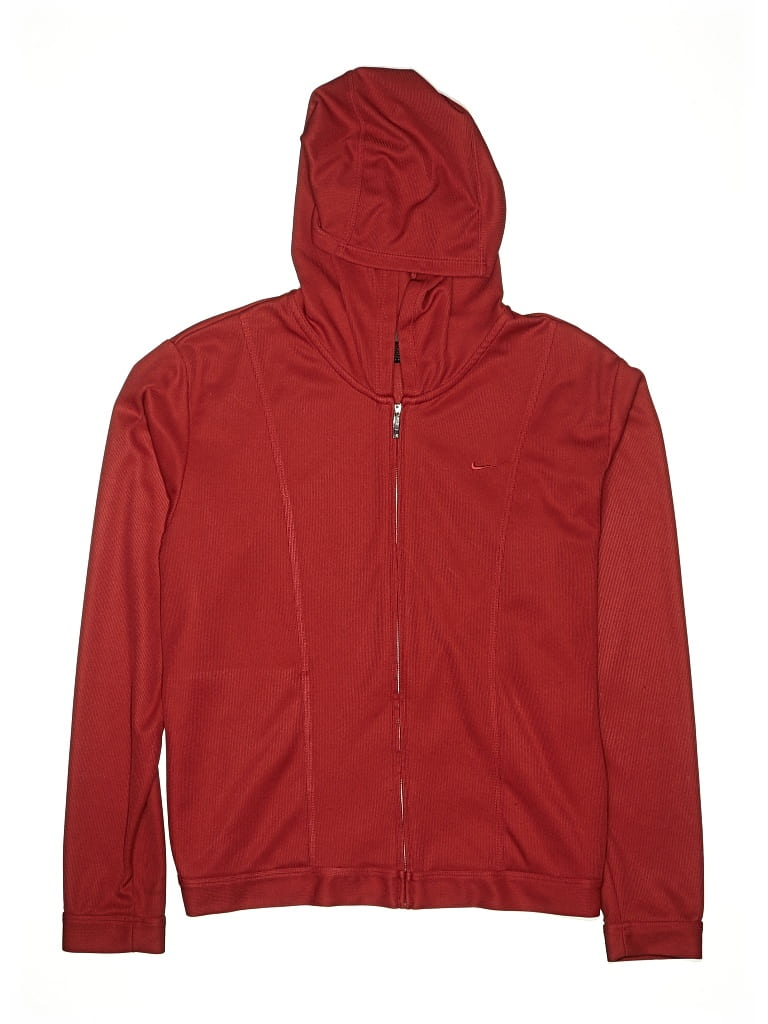 Pre-owned Nike Kids' Zip Up Hoodie In Red