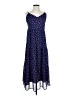 Halogen 100% Polyester Stars Blue Casual Dress Size S - photo 1