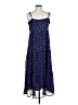 Halogen 100% Polyester Stars Blue Casual Dress Size S - photo 2