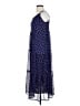 Halogen 100% Polyester Stars Blue Casual Dress Size S - photo 5